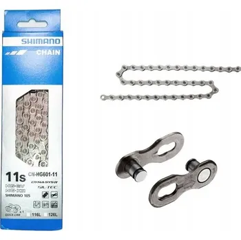 Řetěz na kolo Řetěz SHIMANO CN-HG601-11 11rychlostní 126 článků QUICK-LINK E-BIKE HG-X11