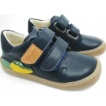 Dívčí polobotky Ameko barefoot Otis Croco Navy EUR 31