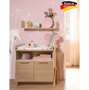 přebalovací pult a komoda Nábytek z masivu Sára - Buk/kašmír, 2 části Kod: SARA-SET4