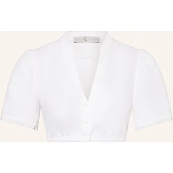 Dámská halenka Johann & Johanna Dámská Dirndl Halenka Ze Lnu, bílá, 32