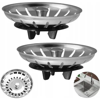 Vrták 2x KOREK SITKO KOSZYK TEKA IKEA FRANKE ZÁTKA DŘEZU SÍTKO KOŠÍK 3 KOLÍKY NOŽIČKY