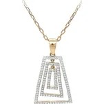 Zlatý Přívěsek se Zirkony 7151262