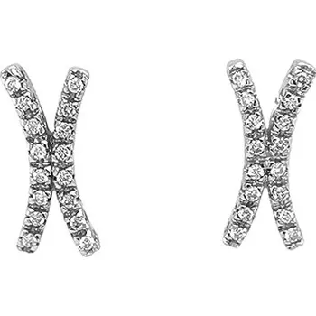 Náušnice Zlaté Náušnice s Diamanty 2020399