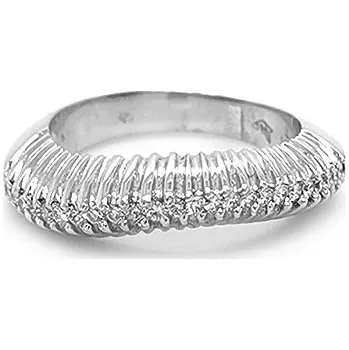 Prsten Zlatý Prsten s Diamanty 2010303