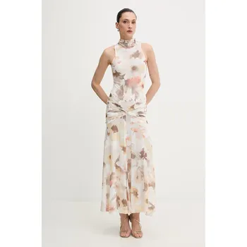 Dámské šaty Bardot šaty 60373DB1 béžová 01X, vel. XS