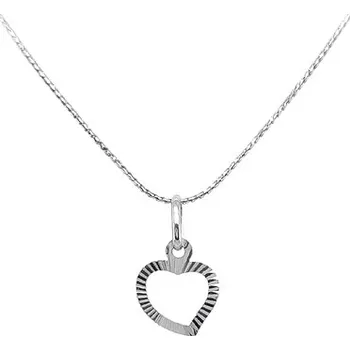 Přívěsek Přívěsek Srdce z Bílého Zlata 7151314