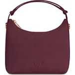 Vuch kabelka z eko kůže a semiše, červená