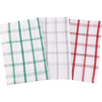 Utěrka Kuchyňské utěrky Sada 3 ks kostkované 35x55 cm MORAJ