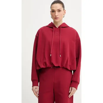 Pánská mikina Trussardi mikina s kapucí ženská bavlněná G8566000235N červená 33X, vel. M