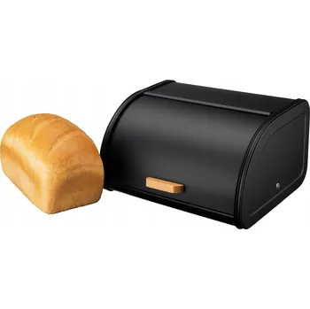 chlebník Jednodílný chlebník Galicja BESTO, černý kovový