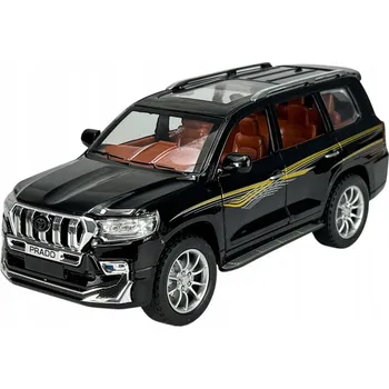auto na autodráhu CHE ZHI TOYOTA LAND CRUISER PRADO ČERNÝ 1:24 SVĚTLO ZVUK KOVOVÝ NOVÝ