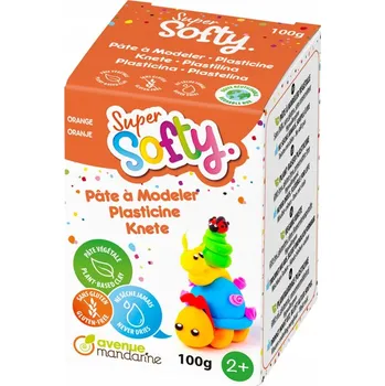 Modelovací hmota MODELOVACÍ HMOTA SUPER-SOFTY 100g ORANŽOVÁ
