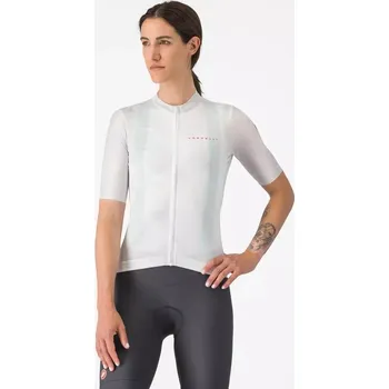 cyklistický dres Dres Castelli Dres Castelli Fantasia 4525051 dámský kr.r. white L L