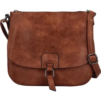 Kabelka Trendy dámská koženková crossbody kabelka Gergana, coffee