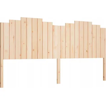 Čelo postele, 206 x 4 x 110 cm, masivní borovicové dřevo