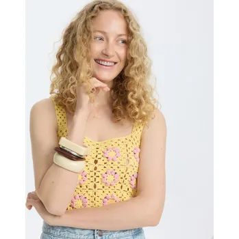 Reserved - Pletené tílko - světle žlutá - ZQ687-10X - ZQ687-10X-S_M