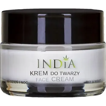 Pleťový krém Víceúčelový krém na obličej India Cosmetics 0 SPF den i noc 50 ml