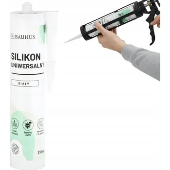 stavební silikon Univerzální silikon Bauhus bílý 280 ml