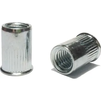 Matice St-MZH-RYH-M8 3,0-6,0 fasty ocel nýtovací matice s malou zapuštěnou hlavou - otevřená rýhovaná