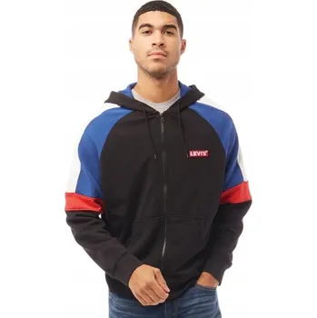Pánská mikina Levi's pánská mikina s kapucí S KAPUCÍ BAVLNĚNÁ NA ZIP velikost S