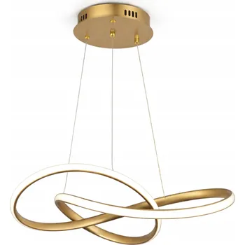 Závěsné svítidlo s nastavitelnou teplotou barvy STROPNÍ SVÍTIDLO 3500/4000/6500K, 50 cm, zlaté, LED, na lankách