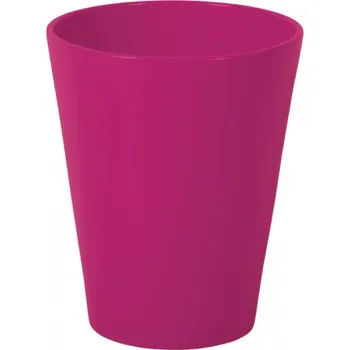 Obal na květináč Obal na květník CALYPSO ORCHID keramický lesklý d13x16cm. tm. růžový