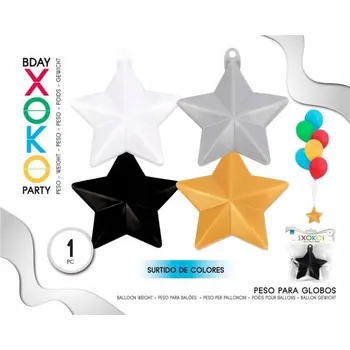 Balónek Závaží na balónky ve tvaru hvězdy 55065