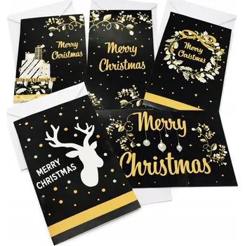 Melinera Vánoční přání + obálky, 20 ks