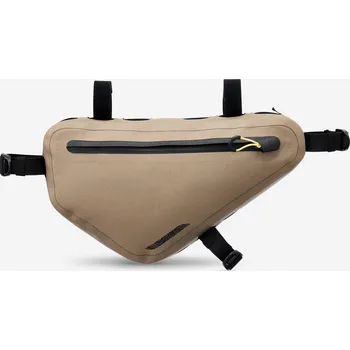 brašna na kolo ROCKRIDER Rámová brašna na bikepacking Half-frame 3 l nepropustná IPX3 ADVT 900 BÉŽOVÁ|KAŠTANOVÁ