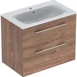 Geberit Selnova koupelnová skříňka s umyvadlem 80x50,2x65,2 cm ořech hickory 501.242.00.1 89201701