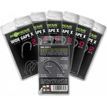 Rybářský háček Korda háčky s protihrotem Wide Gape X 10ks Velikost: 2