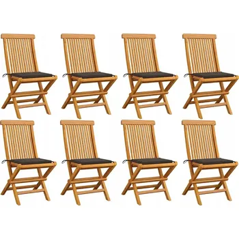 Zahradní židle VidaXL dřevěná béžová