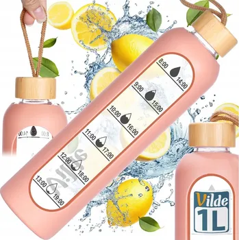 Láhev Vilde 1000 ml růžová