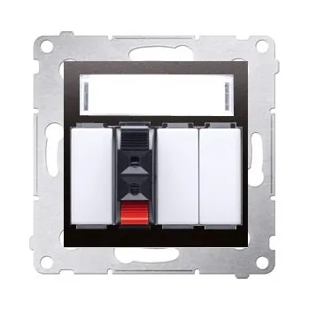 Elektrická zásuvka Elektrická Zásuvka Kontakt-simon šedá