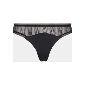Kalhotky Passionata Dámské Tanga PASSIONATA-P46L70-011 ROMANE-BLACK Černá