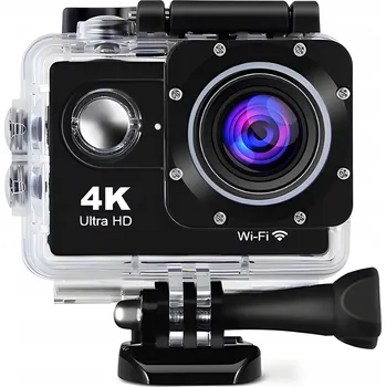 IP kamera KAMERA SPORTOWA 4K FULL HD WI-FI VODOTĚSNÁ 30M SADA UPEVŇOVACÍCH PRVKŮ DRŽÁKY