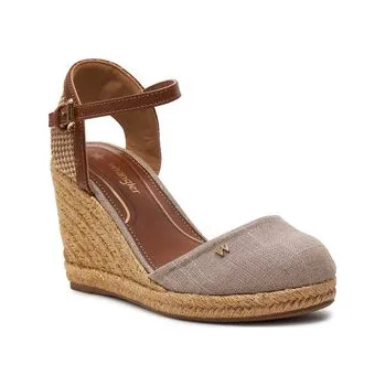 Dámské polobotky Espadrilky Wrangler Brava Women Wedge 20241056 Šedá 39
