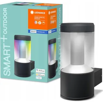 Venkovní osvětlení Venkovní nástěnné svítidlo Ledvance černé, integrovaný LED zdroj 12 W