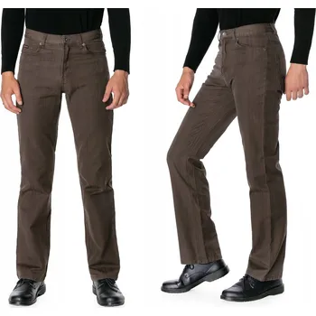 Pánské oblečení Pánské kalhoty 100% bavlna Jeansy Džíny Rovné nohavice Hnědé LY1020 W43