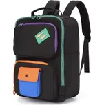 městský batoh Himawari černo-barevný (8029#02)