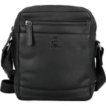 Trendy pánská kožená crossbody taška Bellugio Namix, černá