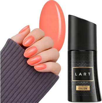 Lak na nehty Hybridní lak na nehty LART 8ml Coral 508 Manikúra Oranžový