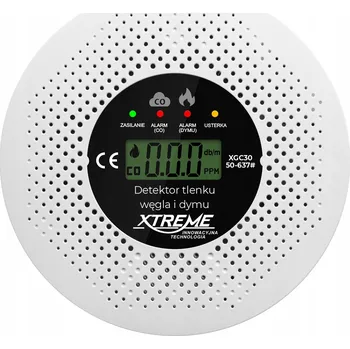 Zabezpečovací technika VÝKONNÝ DETEKTOR OXIDU UHELNATÉHO A KOUŘE XTREME XCD30, LCD DETEKTOR OXIDU UHELNATÉHO NA BATERIE