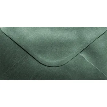 Obálka Ozdobná obálka NK Pearl zelená DL (110 x 220 mm) Argo 150 g 10 kusů