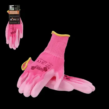 Pracovní rukavice marka niezdefiniowana OCHRANNÉ RUKAVICE "8" PLETENÉ Z POLYESTERU POKRYTÉ POLYURETANEM balení=12 *9500