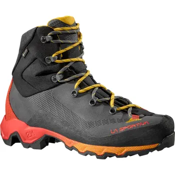 Pánská treková obuv Pánské turistické boty La Sportiva Aequilibrium Trek GTX Velikost bot (EU): 47 / Barva: šedá/žlutá