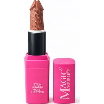 Rtěnka Rtěnka ve tvaru penisu MAGIC – zábavná nude rtěnka cca 3 g