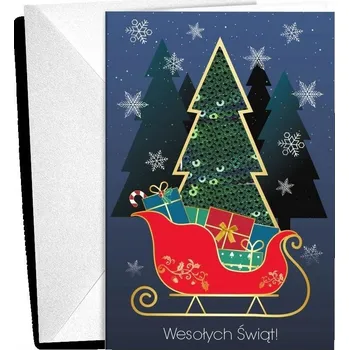 Obraz Vánoční přání 13,2 x 19,7 cm