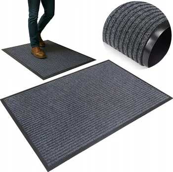 Rohožka Rohožka STRADO ke dveřím na boty, vstupní gumová rohož 60x90 cm, silná XL