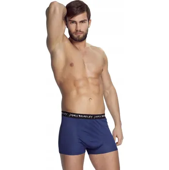 Boxerky James Bradley Spodní Prádlo Boxerky modré, velikost XXL